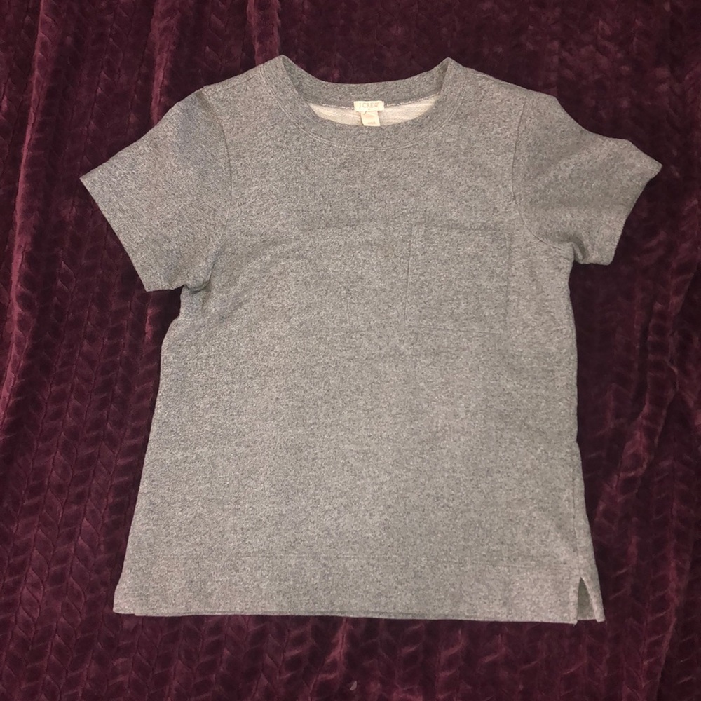 Gray cotton blouse